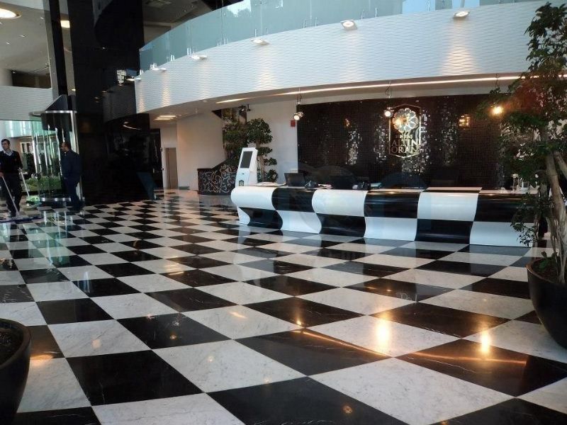 Black Marble Floor Design