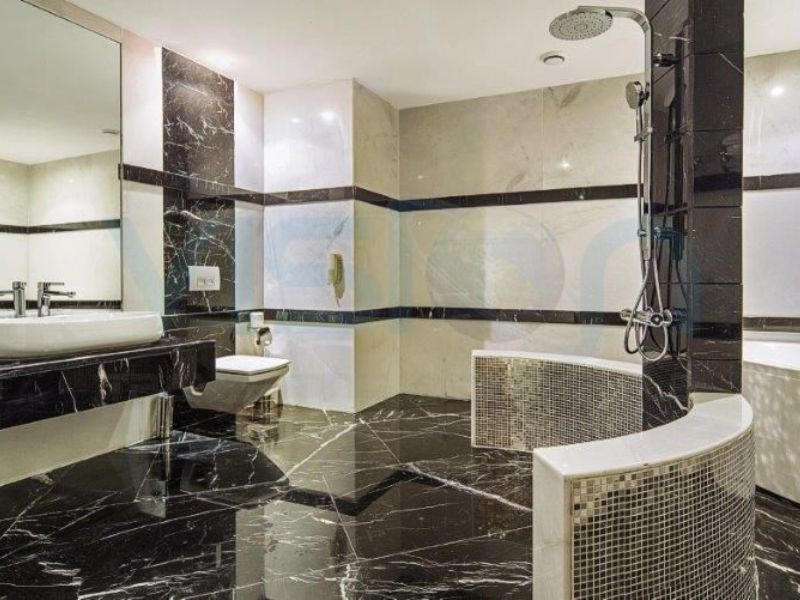 Alexandrette Black Marble Bathroom