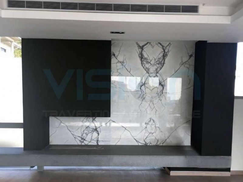 Lilac Marble TV Unit